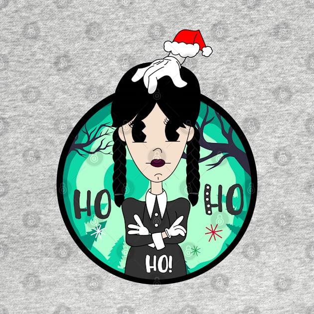 Wednesday Addams X-mas by Teesbyhugo